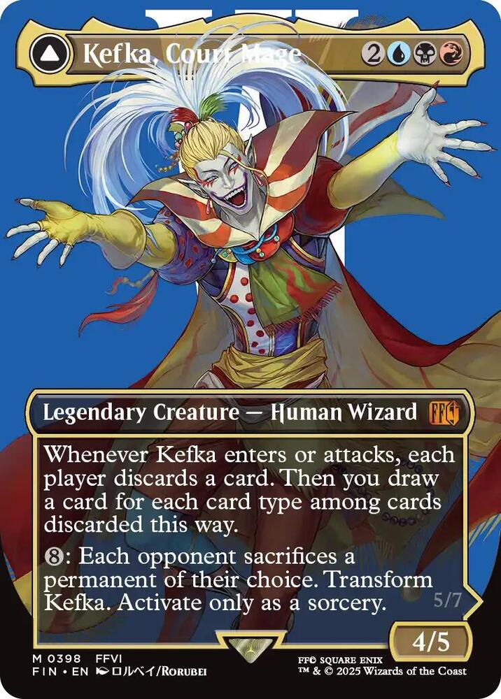 Kefka, Court Mage (0398) (Borderless) [Final Fantasy]