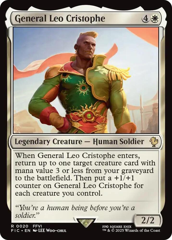 General Leo Cristophe (20) [Final Fantasy Commander]