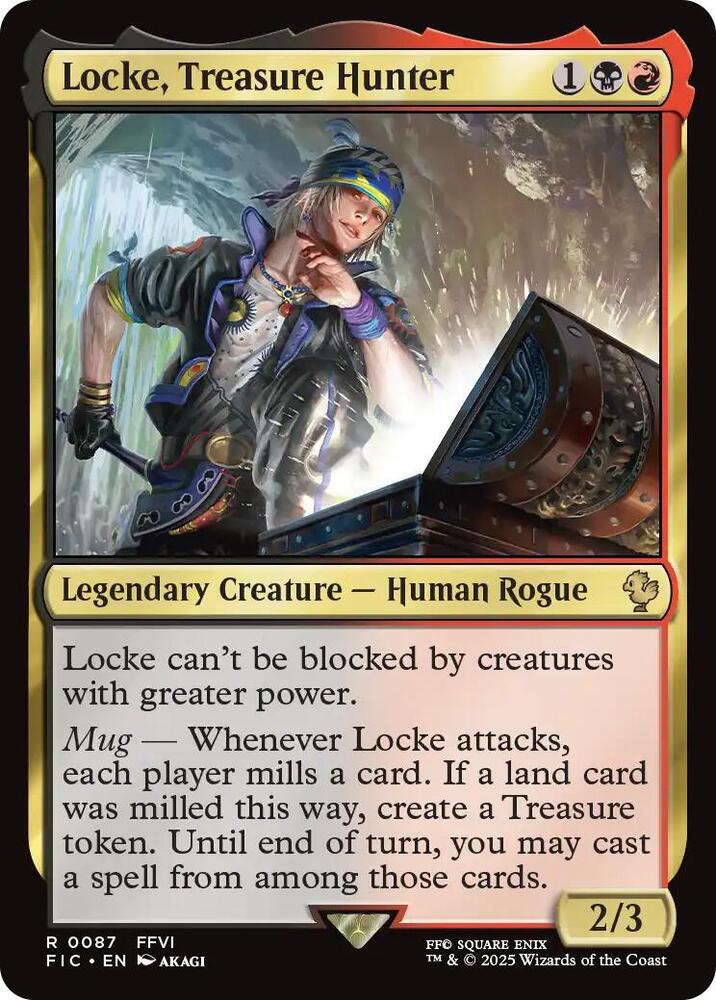 Locke, Treasure Hunter (87) [Final Fantasy Commander]