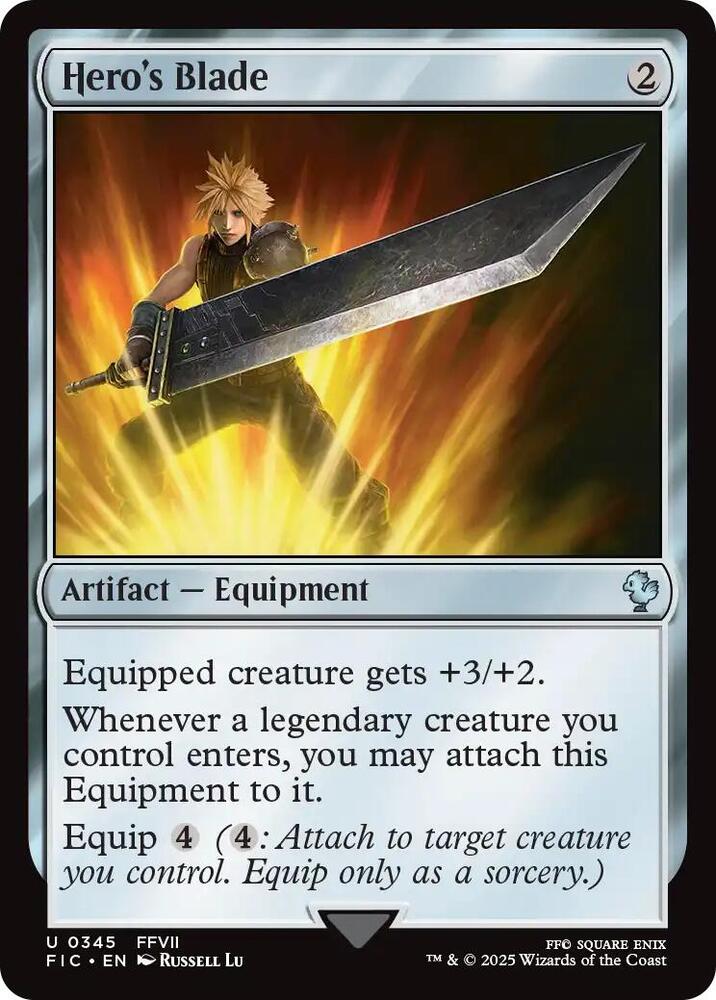 Hero's Blade (345) [Final Fantasy Commander]