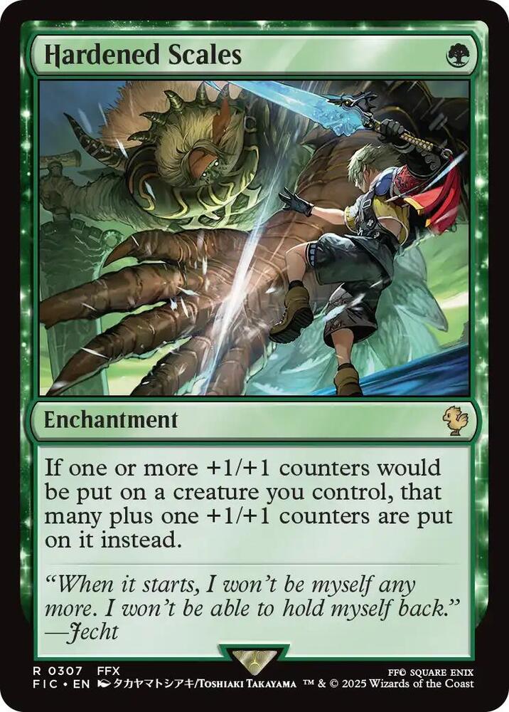 Hardened Scales (307) [Final Fantasy Commander]