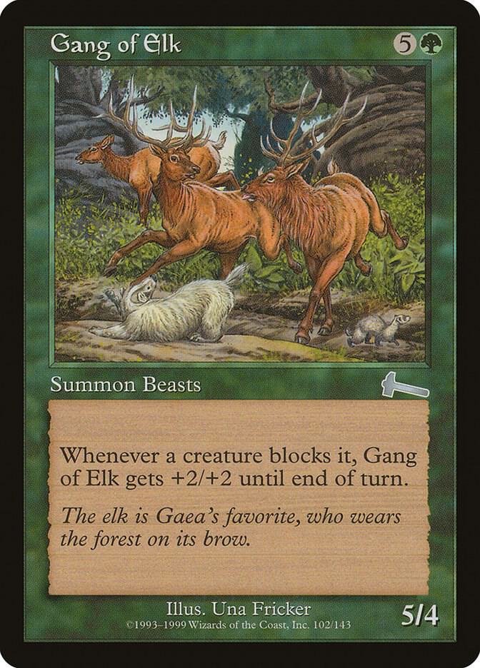 Gang of Elk (102) [Urza's Legacy]