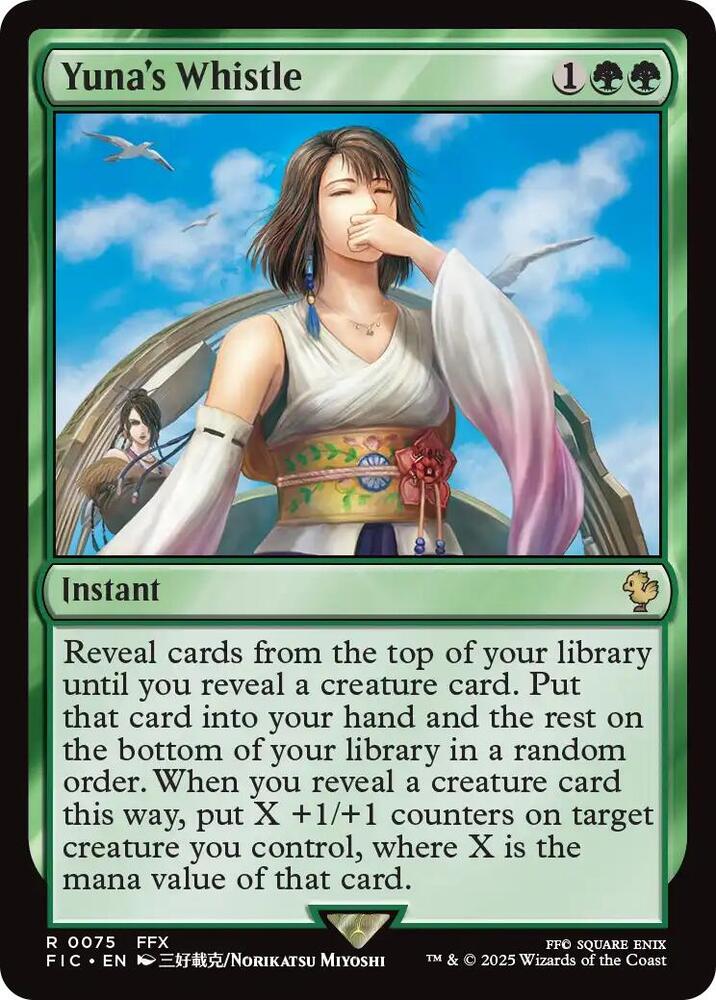 Yuna's Whistle (75) [Final Fantasy Commander]