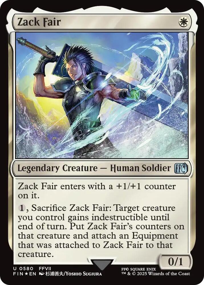 Zack Fair (Surge Foil) (580) [Final Fantasy]