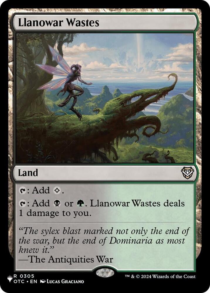 Llanowar Wastes (305) [The List]