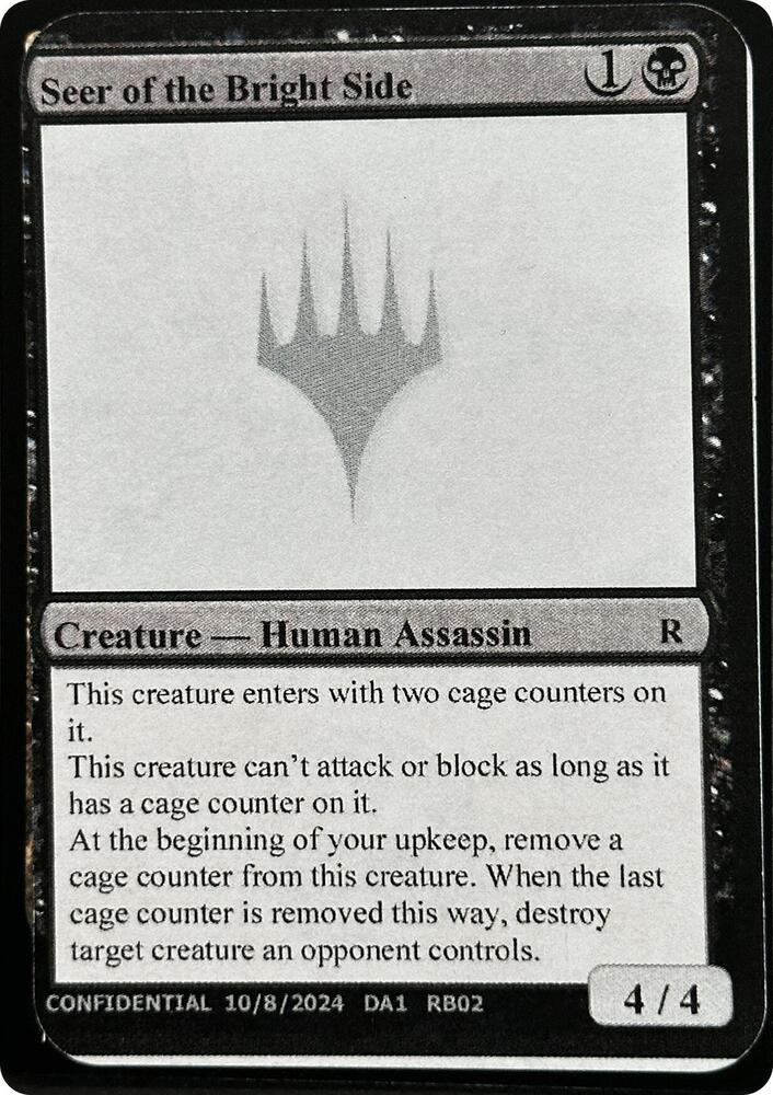 Seer of the Bright Side [Un-Known Event Playtest Cards]