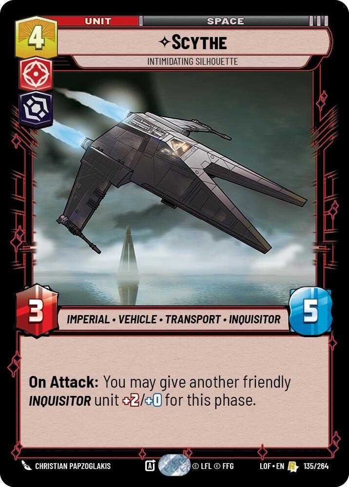 Scythe - Intimidating Silhouette (135/264) [Legends of the Force]