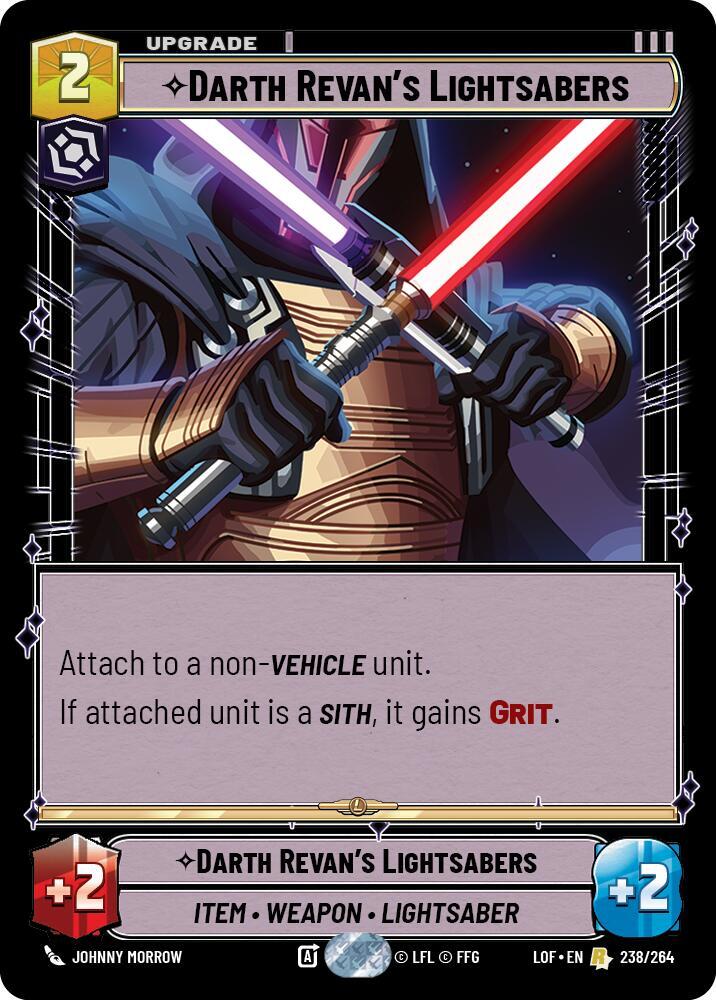Darth Revan's Lightsabers (238/264) [Legends of the Force]