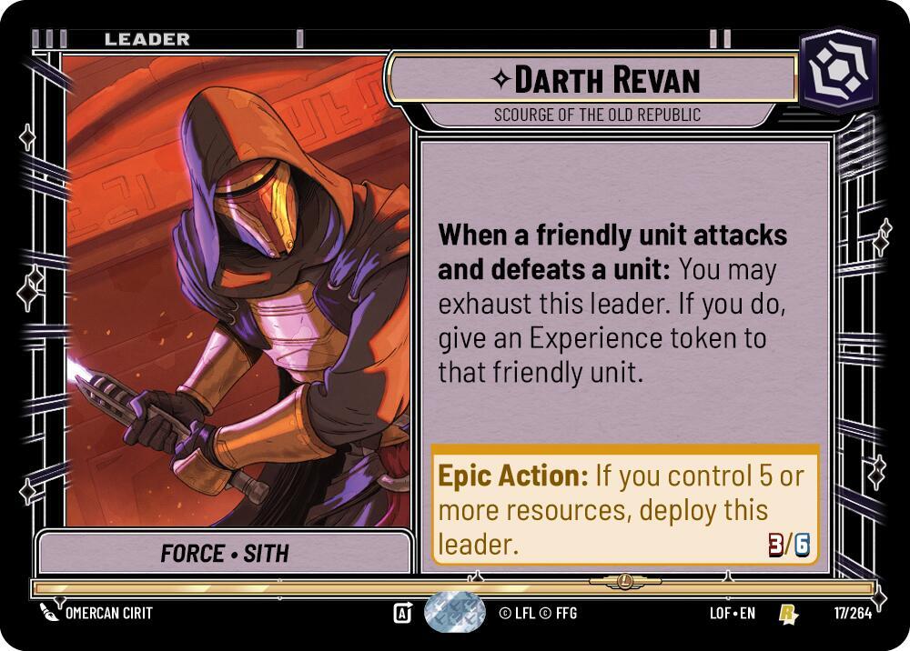 Darth Revan - Scourge of the Old Republic (017/264) [Legends of the Force]