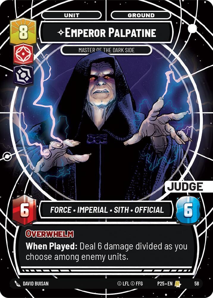 Emperor Palpatine - Master of the Dark Side (58) [Judge Promos]