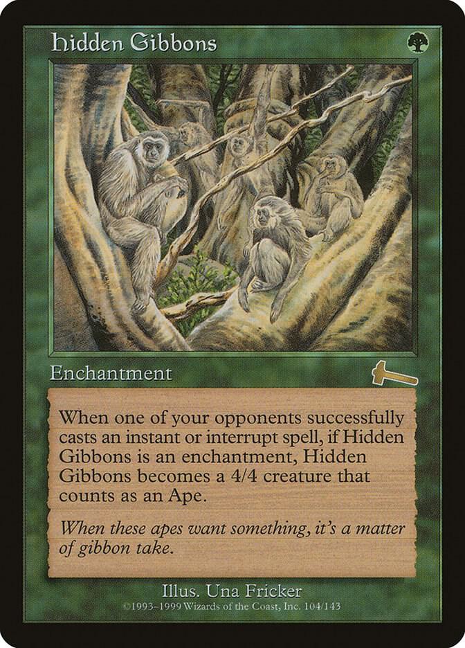 Hidden Gibbons (104) [Urza's Legacy]