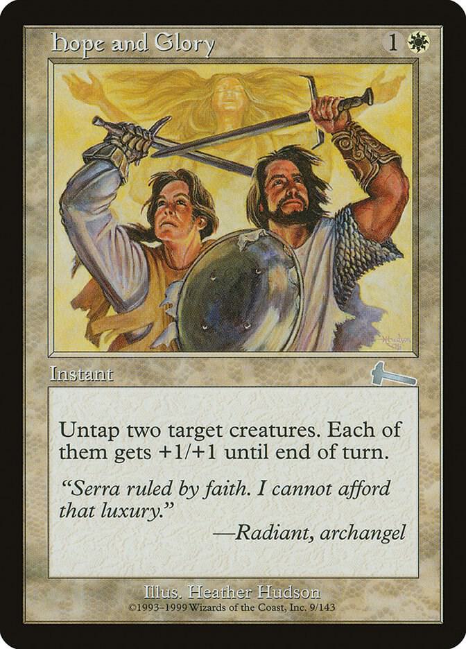 Hope and Glory (9) [Urza's Legacy]