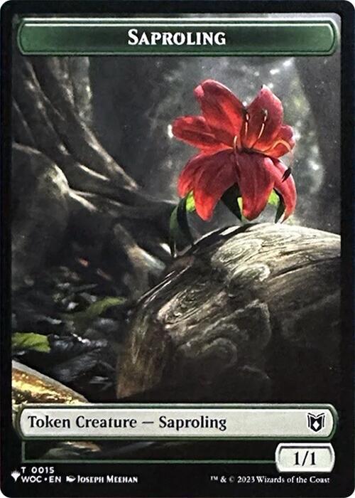Saproling // Ape Double-Sided Token (15 // 10) [The List]