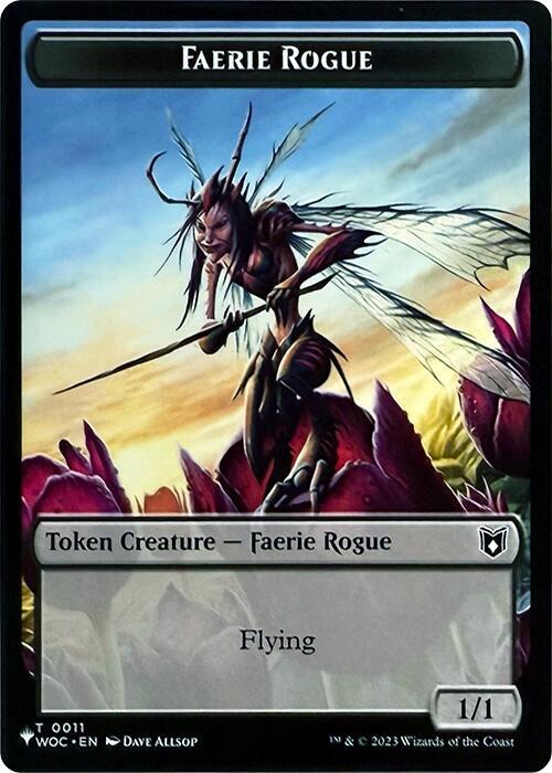 Faerie Rogue // Ape Double-Sided Token (11 // 10) [The List]