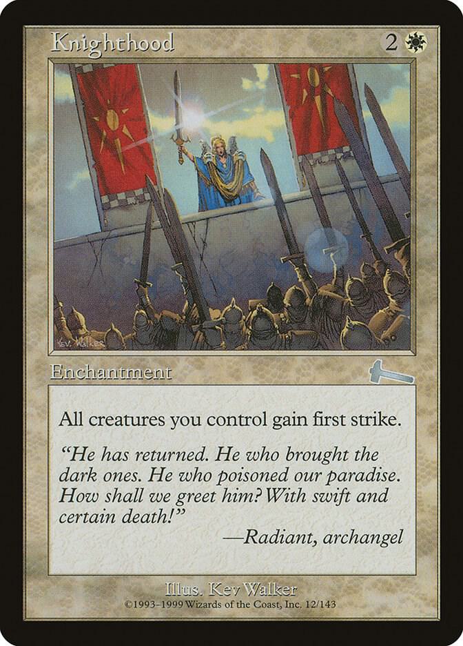 Knighthood (12) [Urza's Legacy]