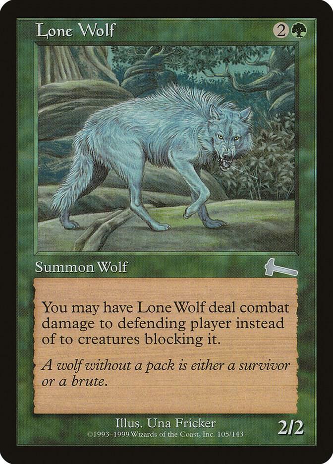 Lone Wolf (105) [Urza's Legacy]