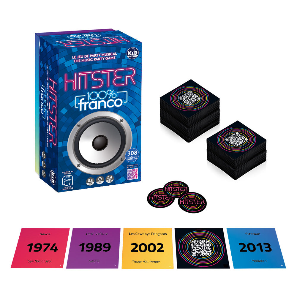 Hitster 100% Franco - The musical Party Game French Songs Edition (French)
