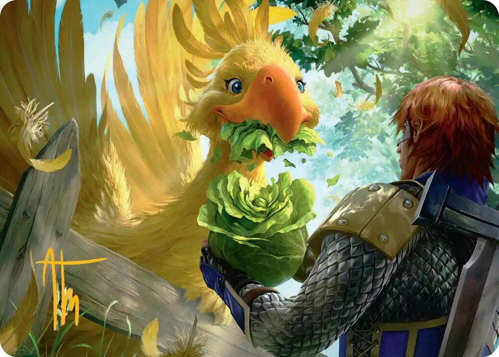 Gysahl Greens Art Card (Gold-Stamped Signature) (10) [Final Fantasy Art Series]