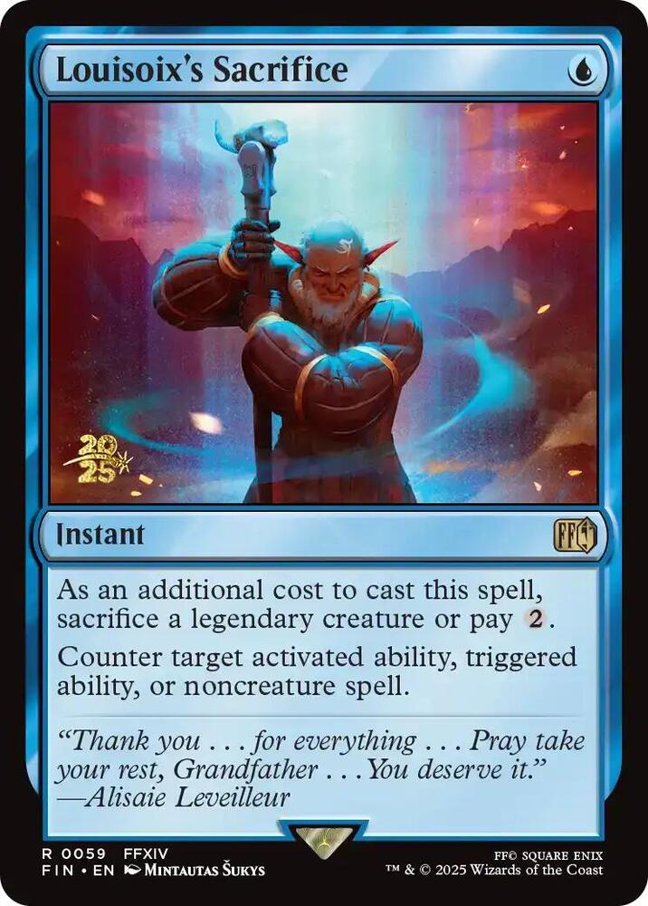 Louisoix's Sacrifice (59) [Prerelease Cards]