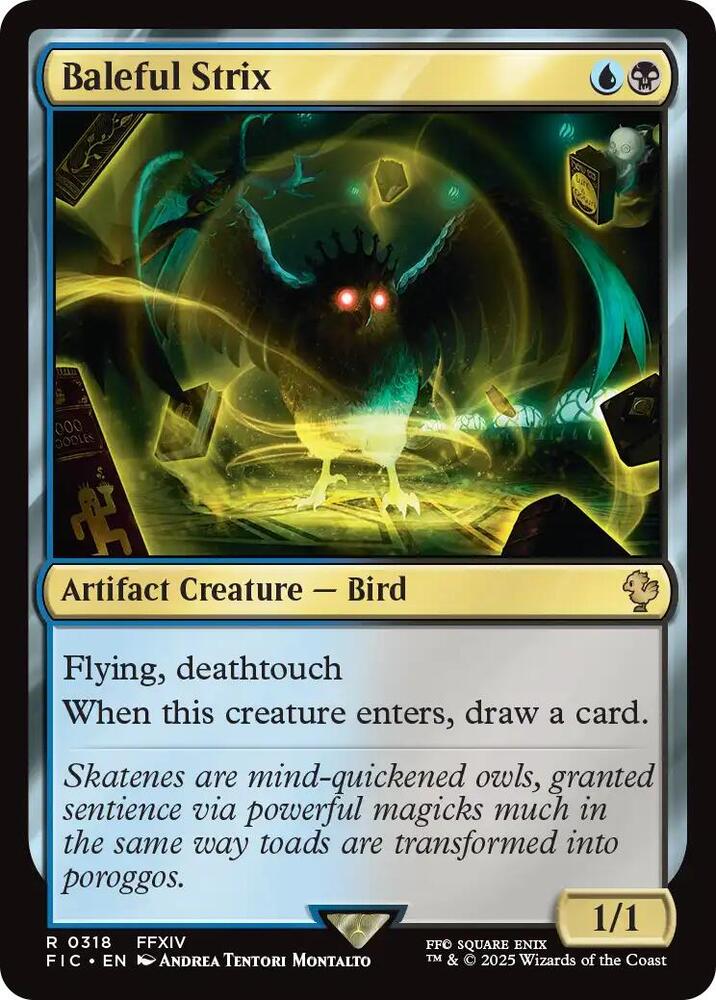 Baleful Strix (Surge Foil) (318) [Final Fantasy Commander]