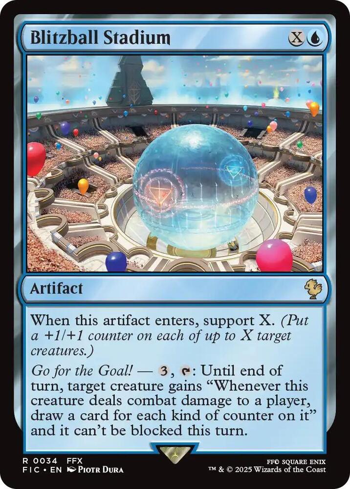 Blitzball Stadium (Surge Foil) (34) [Final Fantasy Commander]