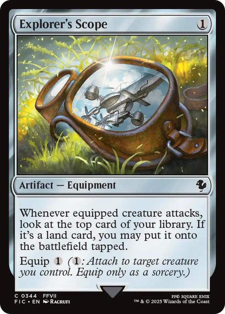 Explorer's Scope (Surge Foil) (344) [Final Fantasy Commander]