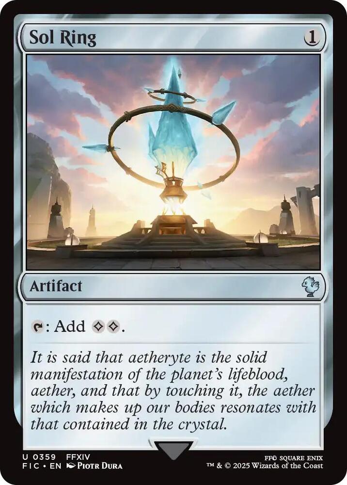 Sol Ring (0359) (Surge Foil) [Final Fantasy Commander]