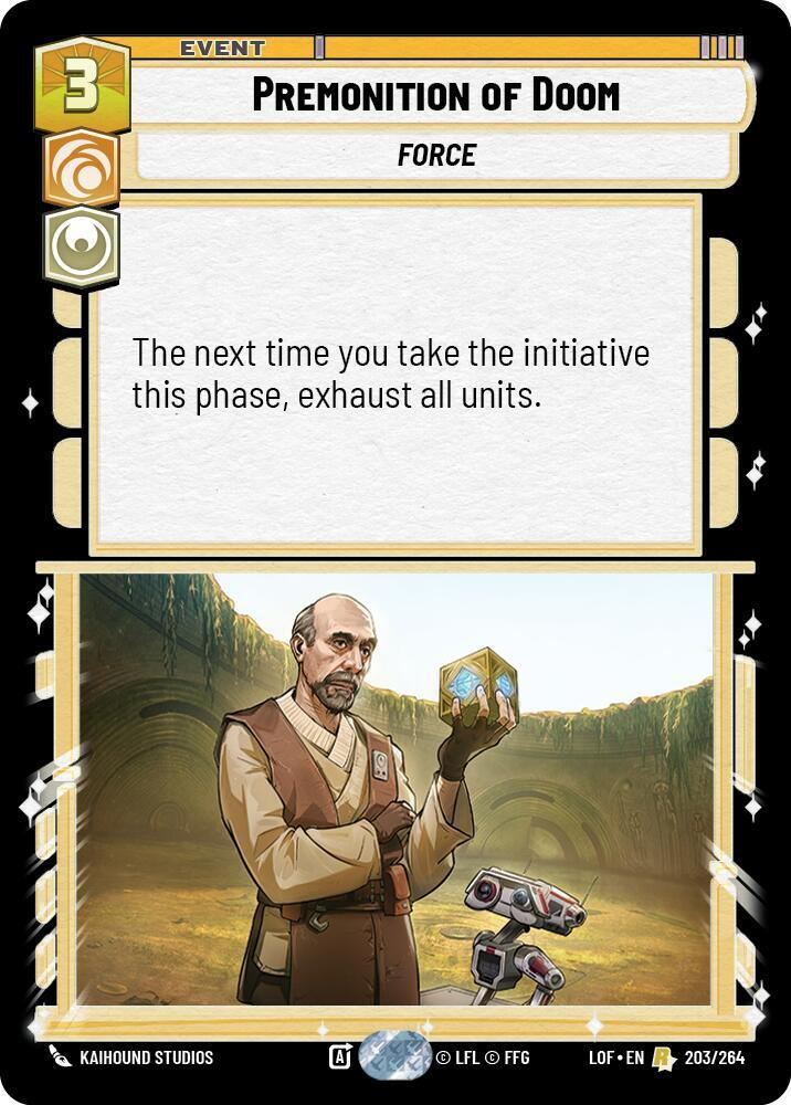 Premonition of Doom (203/264) [Legends of the Force]