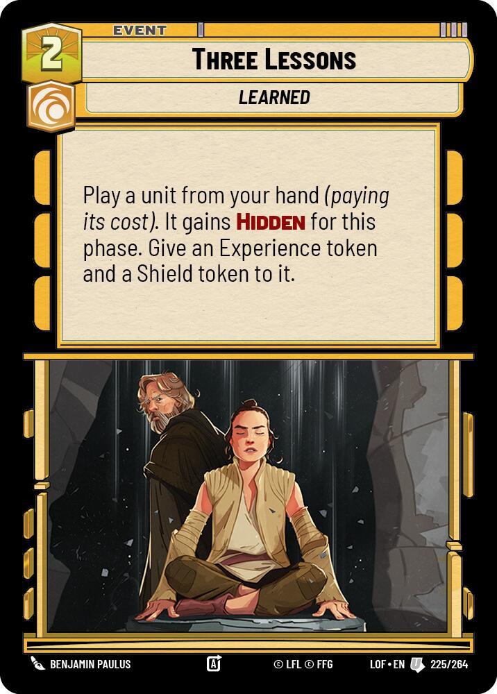 Three Lessons (225/264) [Legends of the Force]