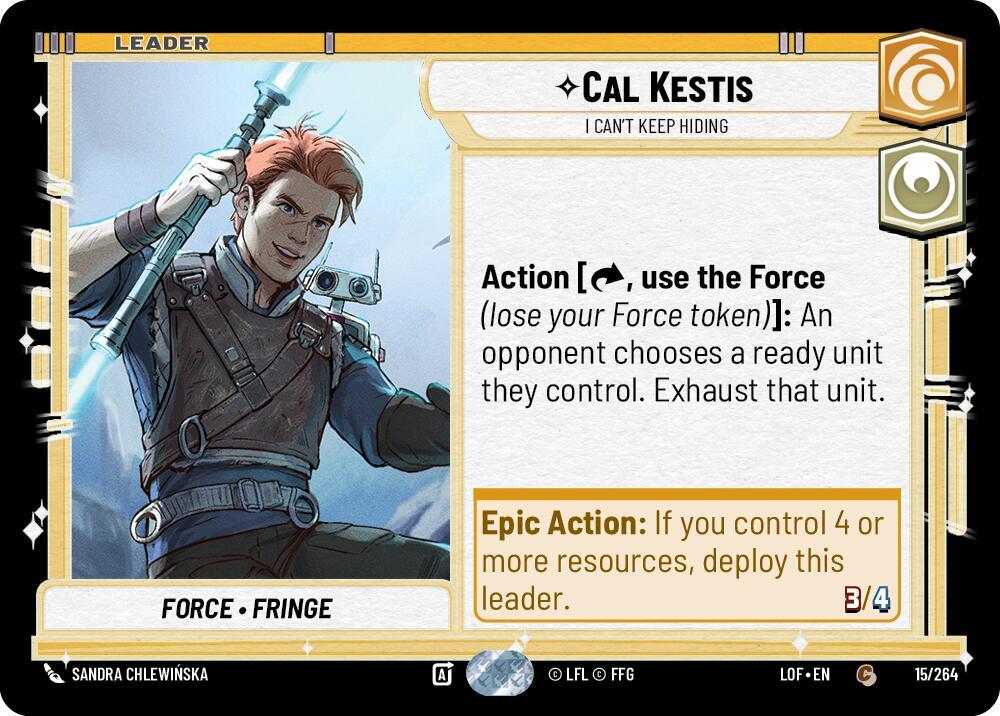 Cal Kestis - I Can't Keep Hiding (015/264) [Legends of the Force]