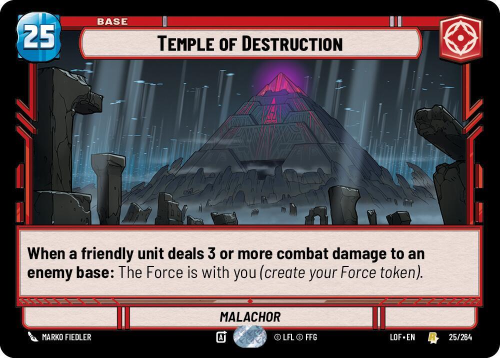 Temple of Destruction (025/264) [Legends of the Force]