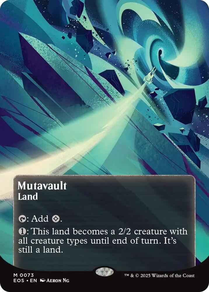 Mutavault (0073) (Borderless) [Edge of Eternities: Stellar Sights]