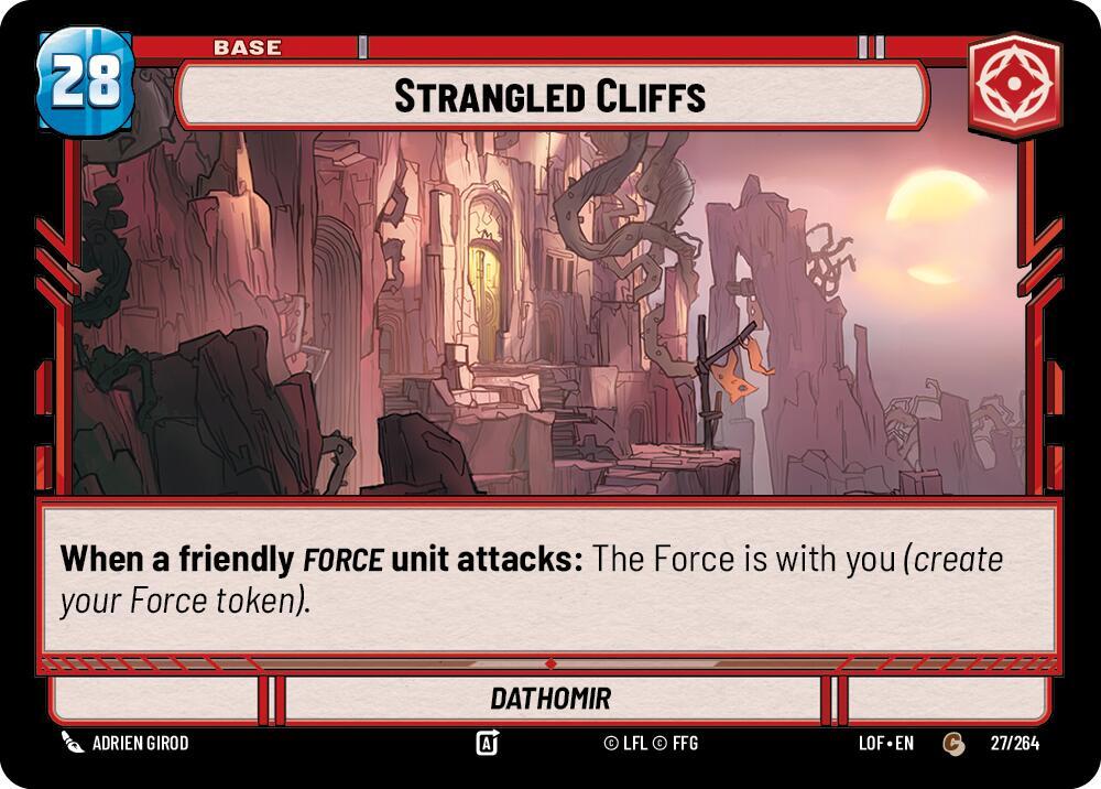 Strangled Cliffs // Shield (027/264 // T02/T03) [Legends of the Force]
