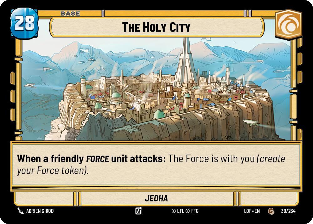 The Holy City // Shield (030/264 // T02/T03) [Legends of the Force]