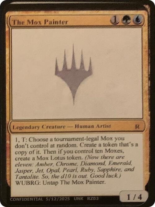 The Mox Painter [Un-Known Event Playtest Cards]