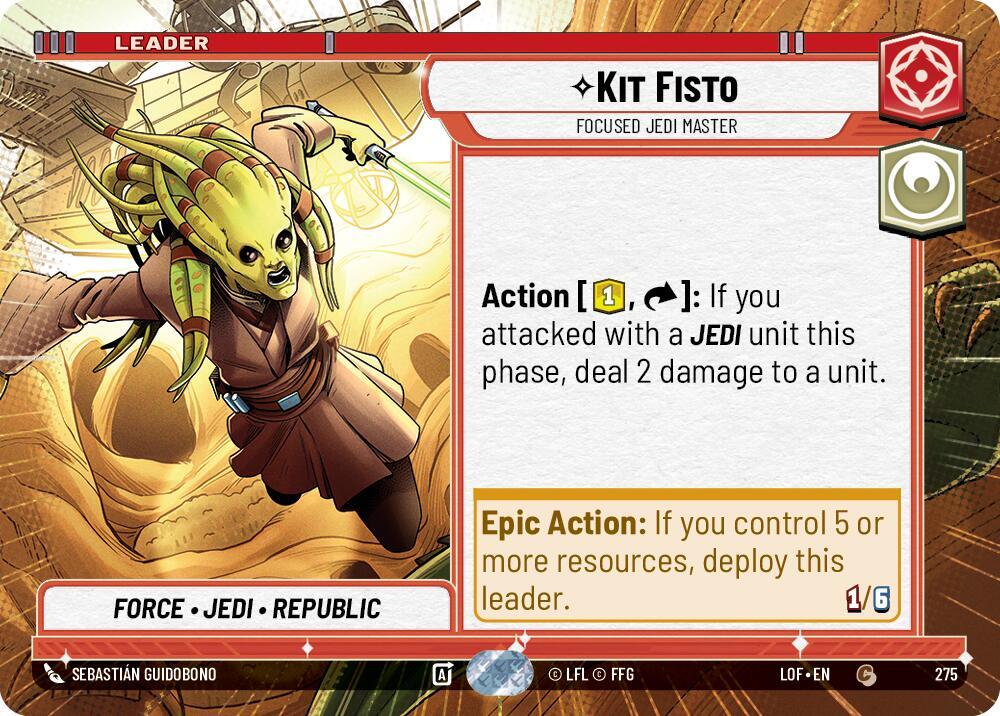 Kit Fisto - Focused Jedi Master (Hyperspace) (275) [Legends of the Force]
