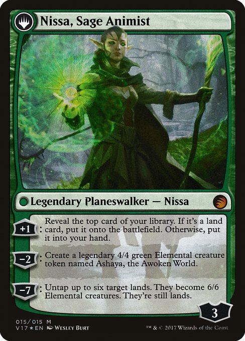 Nissa, Vastwood Seer (15) [From the Vault: Transform] Reverse