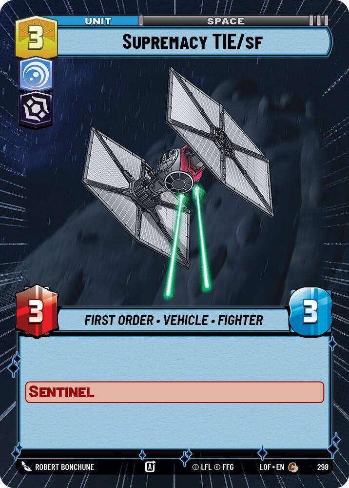 Supremacy TIE/sf (Hyperspace) (298) [Legends of the Force]