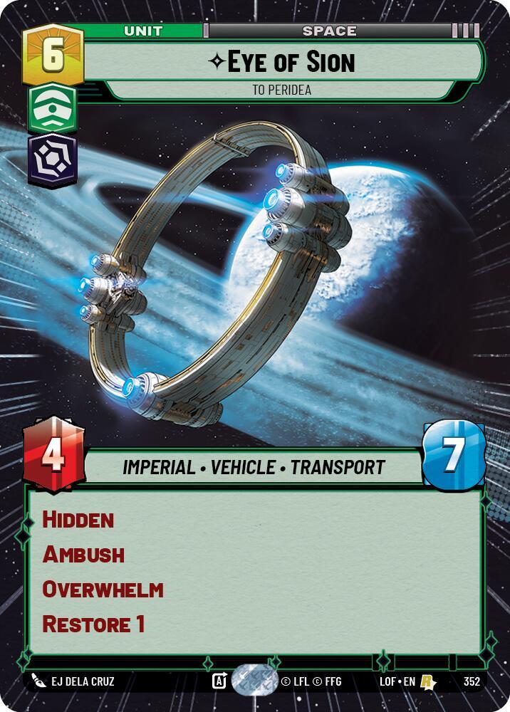 Eye of Sion - To Peridea (Hyperspace) (352) [Legends of the Force]