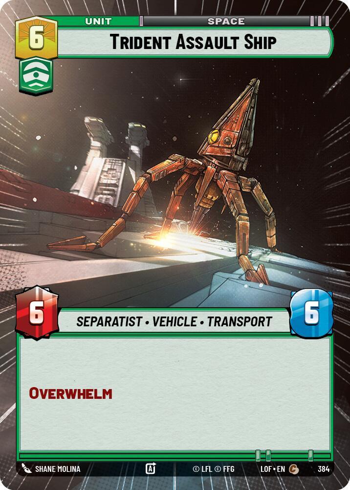 Trident Assault Ship (Hyperspace) (384) [Legends of the Force]