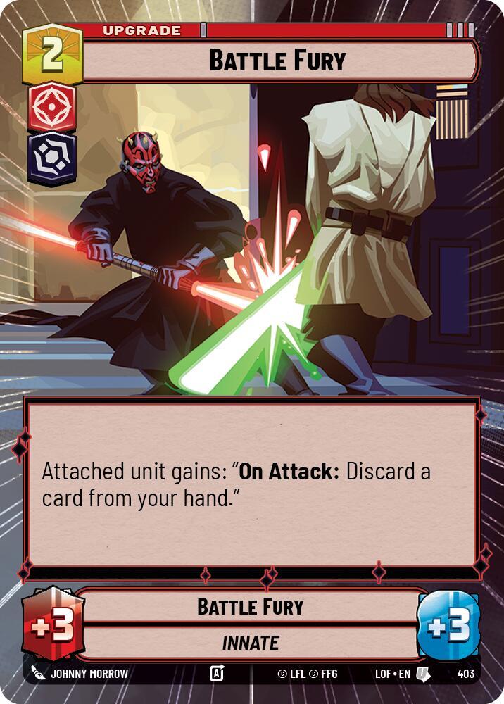 Battle Fury (Hyperspace) (403) [Legends of the Force]