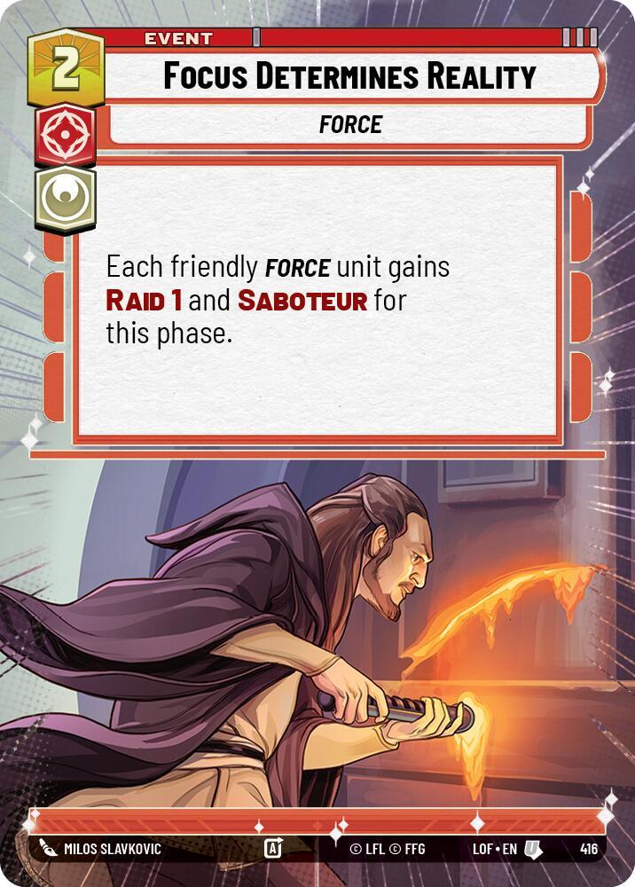 Focus Determines Reality (Hyperspace) (416) [Legends of the Force]