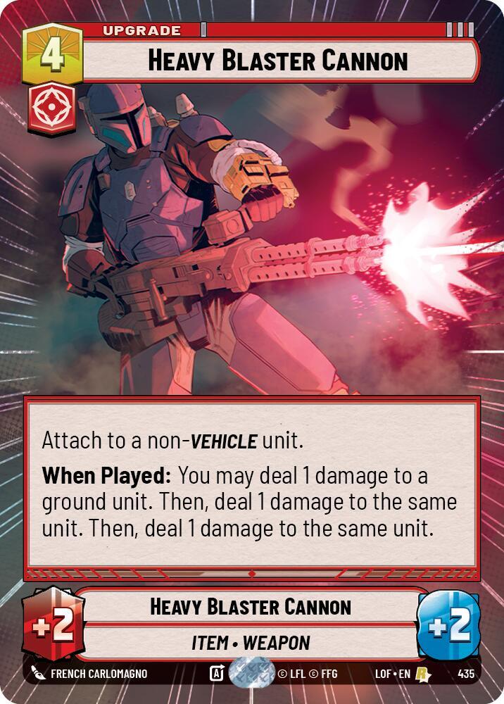 Heavy Blaster Cannon (Hyperspace) (435) [Legends of the Force]