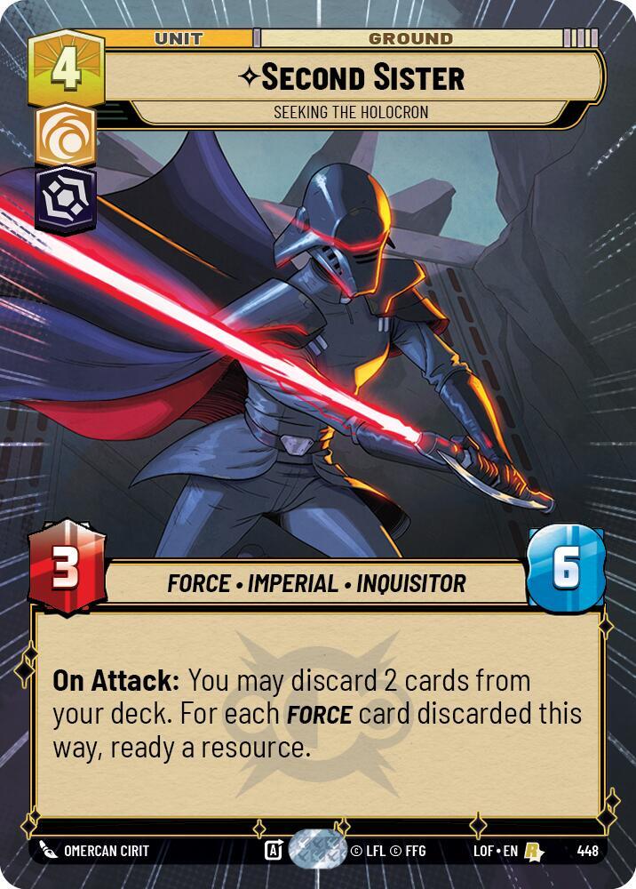 Second Sister - Seeking the Holocron (Hyperspace) (448) [Legends of the Force]