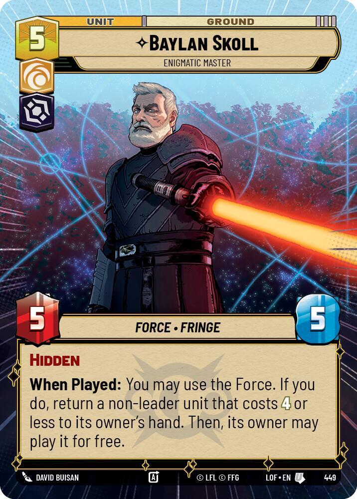 Baylan Skoll - Enigmatic Master (Hyperspace) (449) [Legends of the Force]