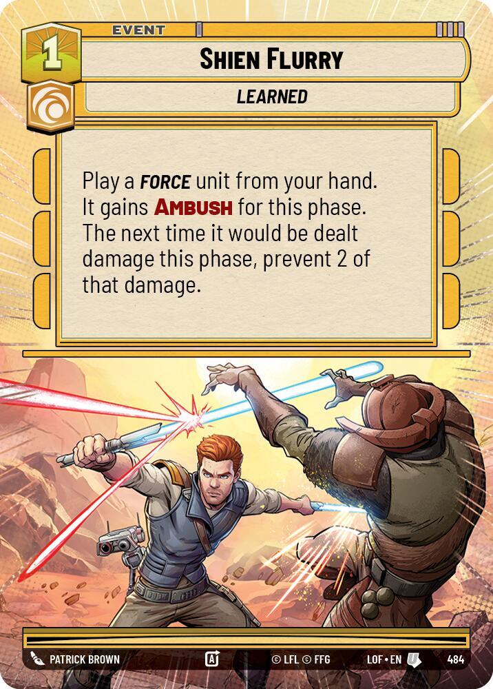 Shien Flurry (Hyperspace) (484) [Legends of the Force]