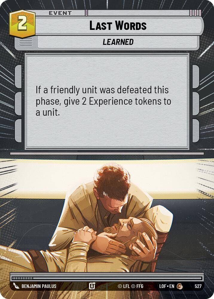 Last Words (Hyperspace) (527) [Legends of the Force]