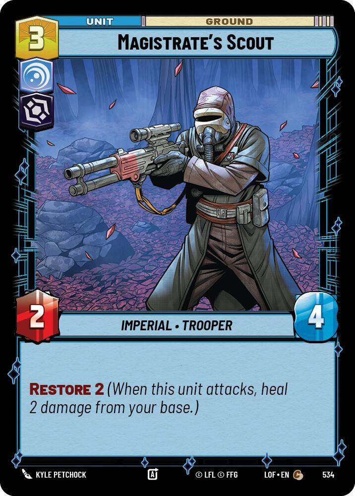Magistrate's Scout (Foil) (534) [Legends of the Force]