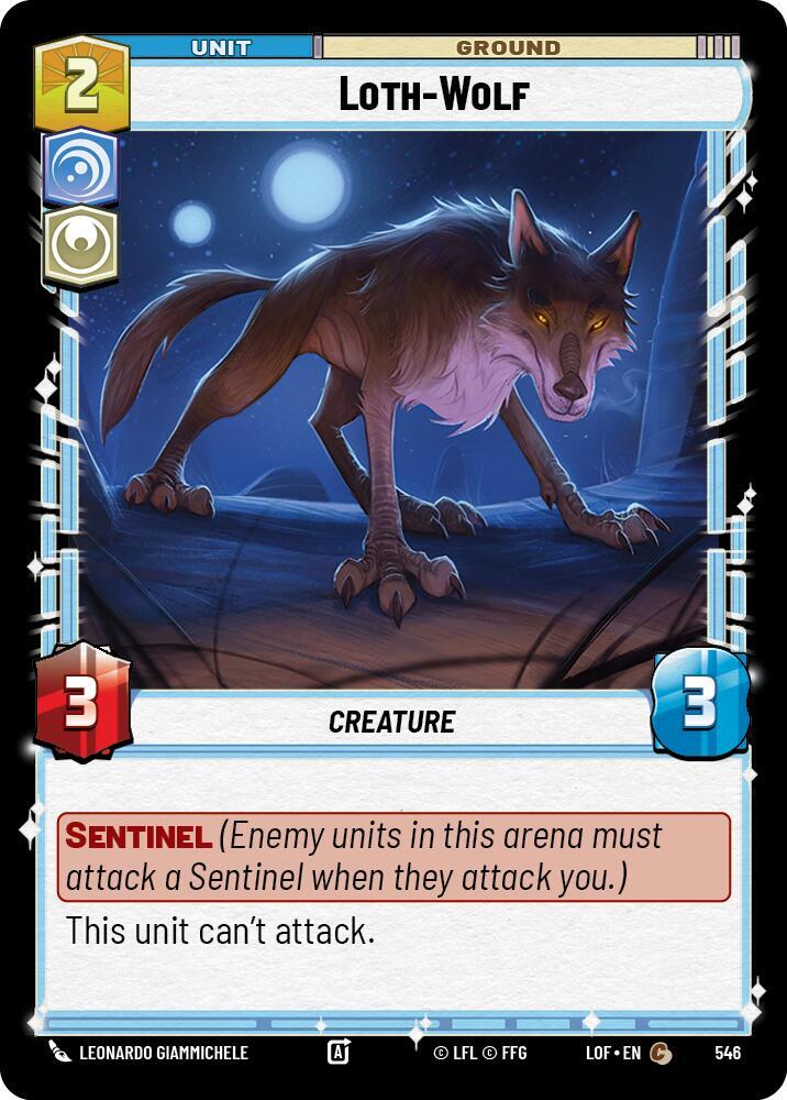 Loth-Wolf (Foil) (546) [Legends of the Force]