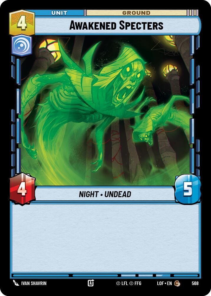 Awakened Specters (Foil) (568) [Legends of the Force]